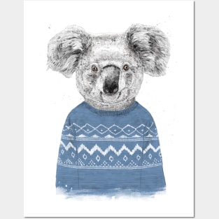 Winter koala Posters and Art